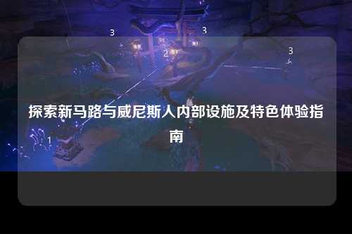 探索新马路与威尼斯人内部设施及特色体验指南