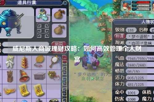 威尼斯人商城理财攻略：如何高效管理个人财富
