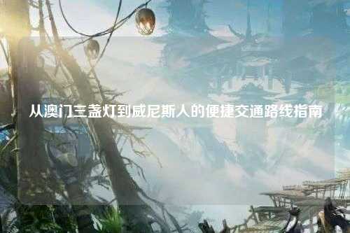 从澳门三盏灯到威尼斯人的便捷交通路线指南
